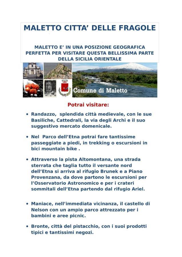 Appartamento Turistico Maletto Exterior foto